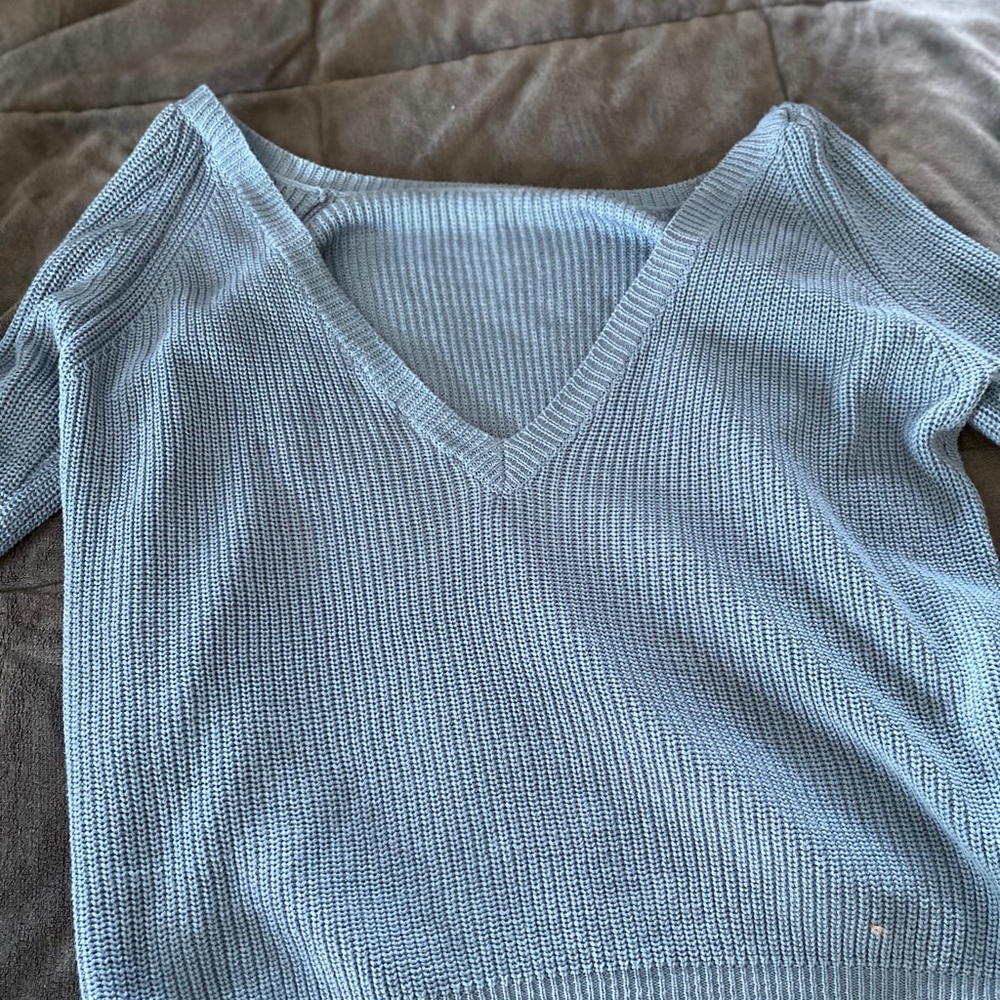 Open back sweater size large never worn